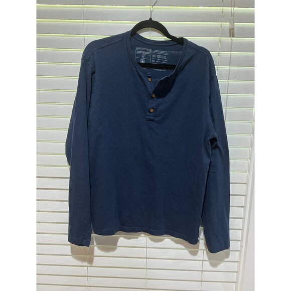 Patagonia Long Sleeve Henley Shirt -‎ Size M - Picture 1 of 3